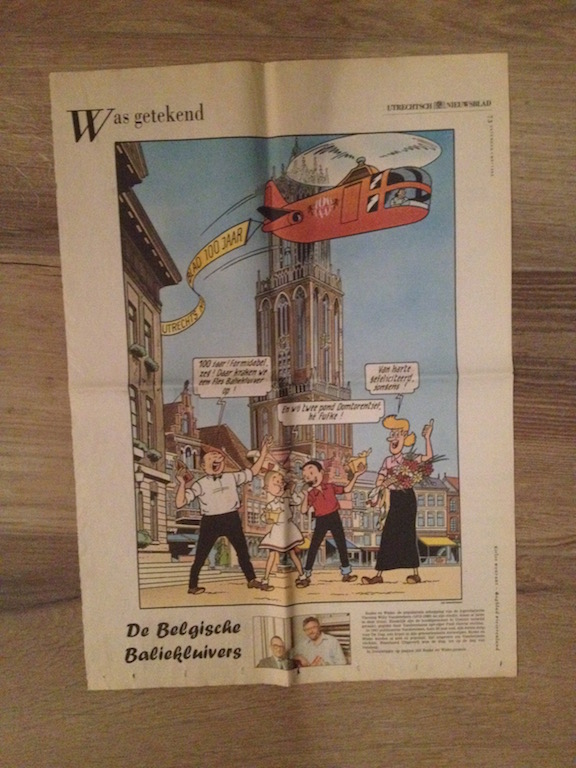 Unieke pagina Utrechtsdagblad