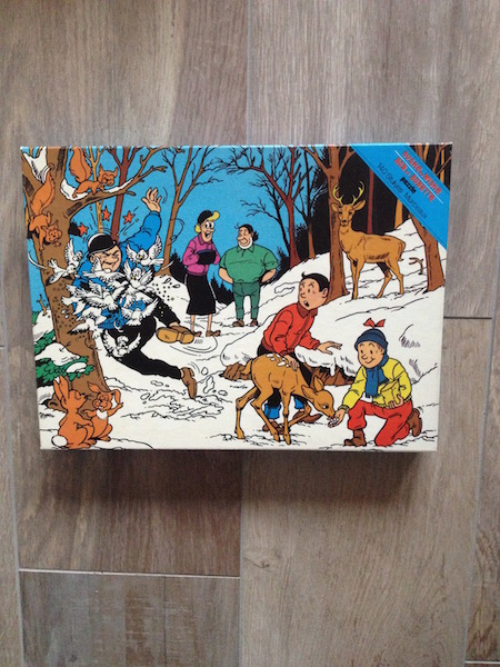Legpuzzel "familie in de sneeuw" (1981)